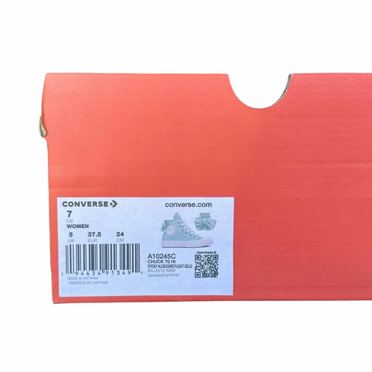 Converse shoes - Chuck 70 Hi - Chuck - A10245C - Green (UPC: 194434913491) 6