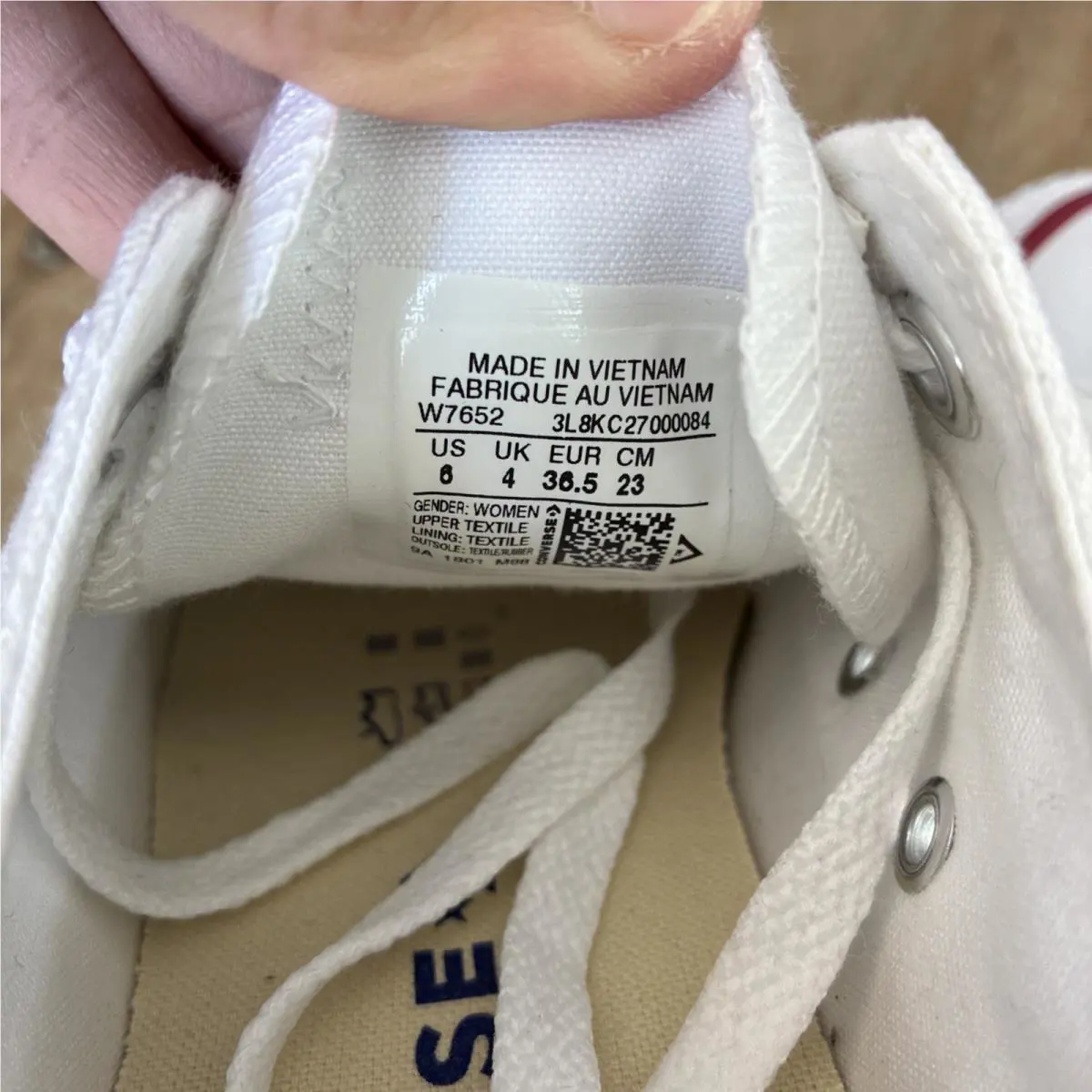 Converse shoes - Converse Chuck Taylor All Star Low Top - W7652 - White 8