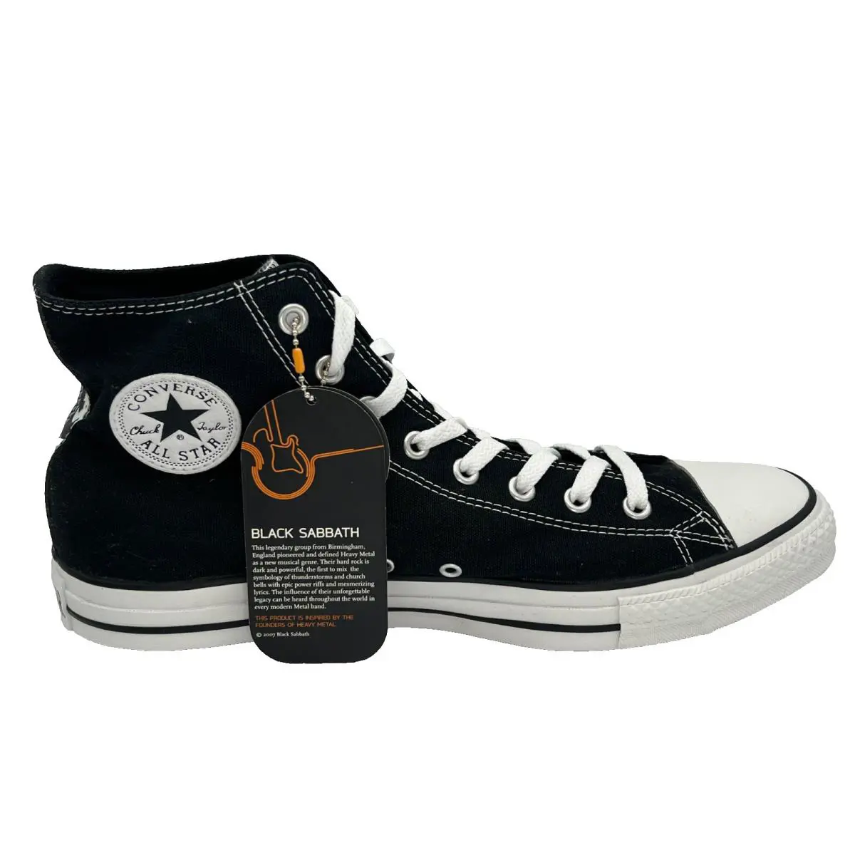 Converse shoes - Converse All Star Hi - All Star - Original collection shoes - BLACK/WHITE -U35- 107187F 3