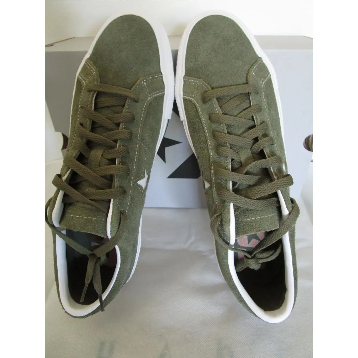 Converse shoes - Converse One Star Pro - One Star Pro - A03219C - OLIVE GREEN (UPC: 194433953597) 2