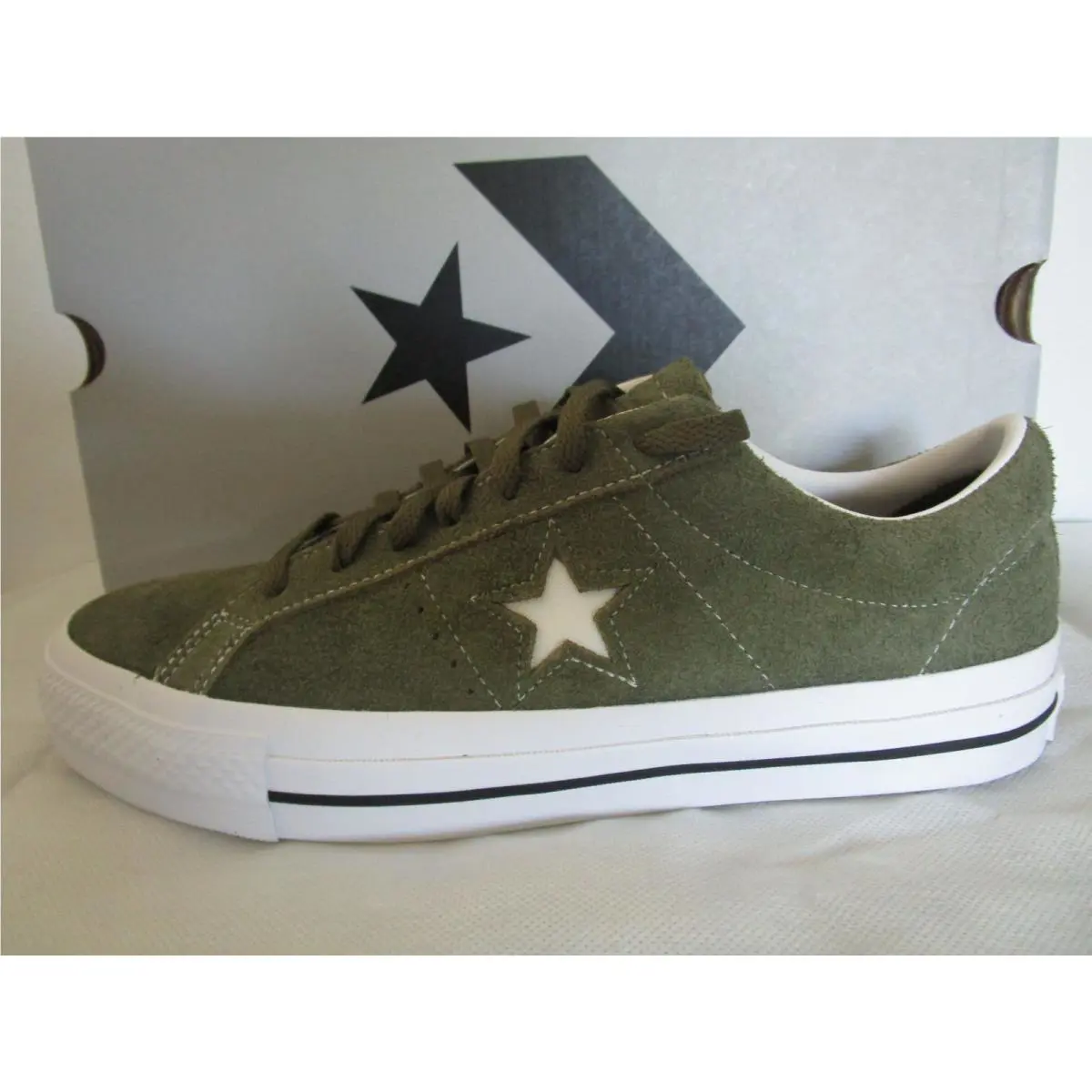 Converse shoes - Converse One Star Pro - One Star Pro - A03219C - OLIVE GREEN (UPC: 194433953597) 8