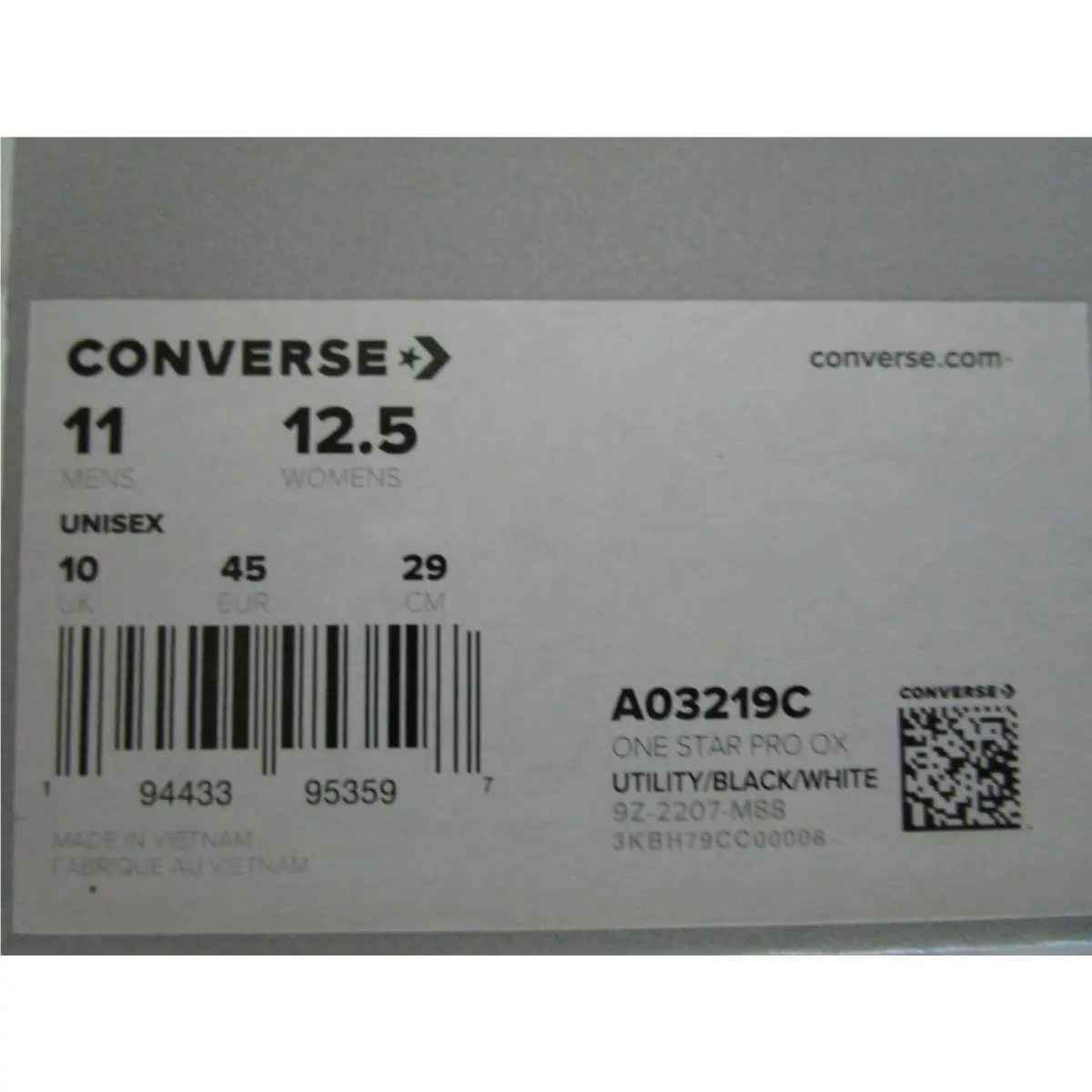 Converse shoes - Converse One Star Pro - One Star Pro - A03219C - OLIVE GREEN (UPC: 194433953597) 14