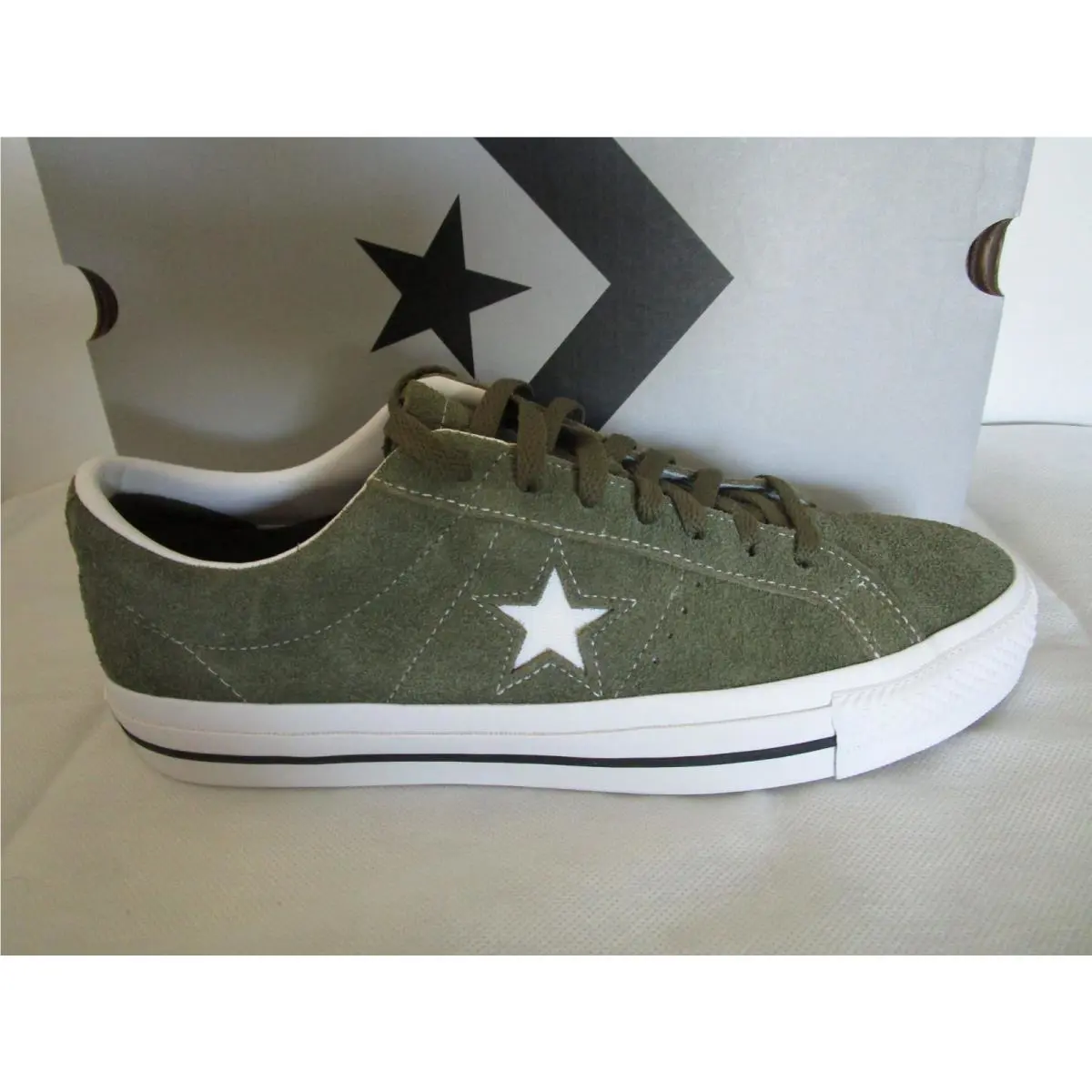 Converse shoes - Converse One Star Pro - One Star Pro - A03219C - OLIVE GREEN (UPC: 194433953597) 5