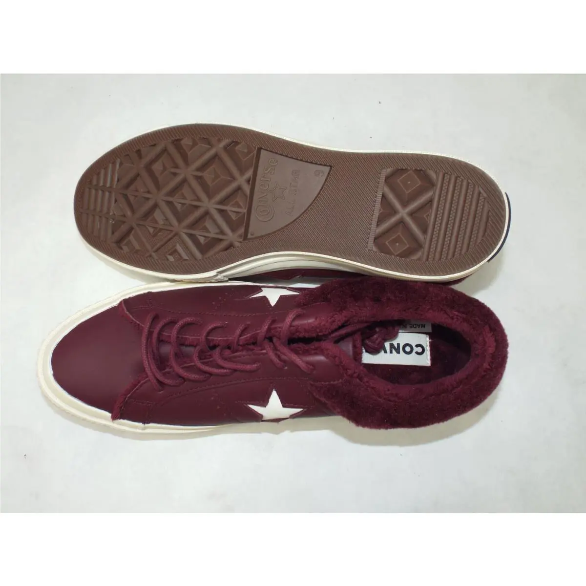 Converse shoes - One Star Low OX - One Star Low - 162602C - Burgundy 1