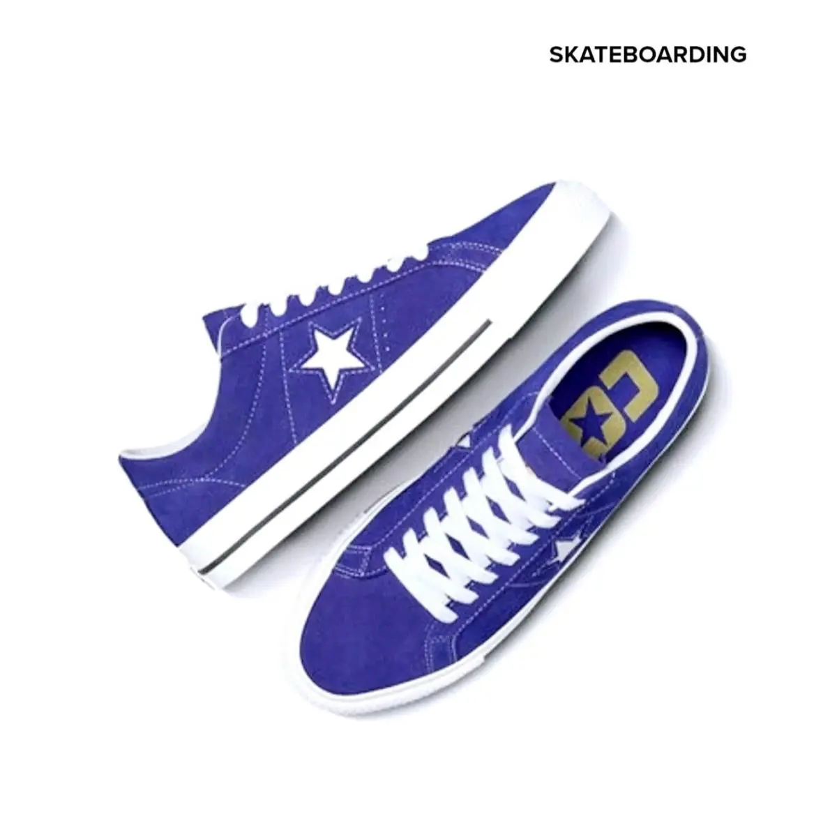 Converse shoes - Converse One Star Pro Suede - Indigo - Bluish Purple 1