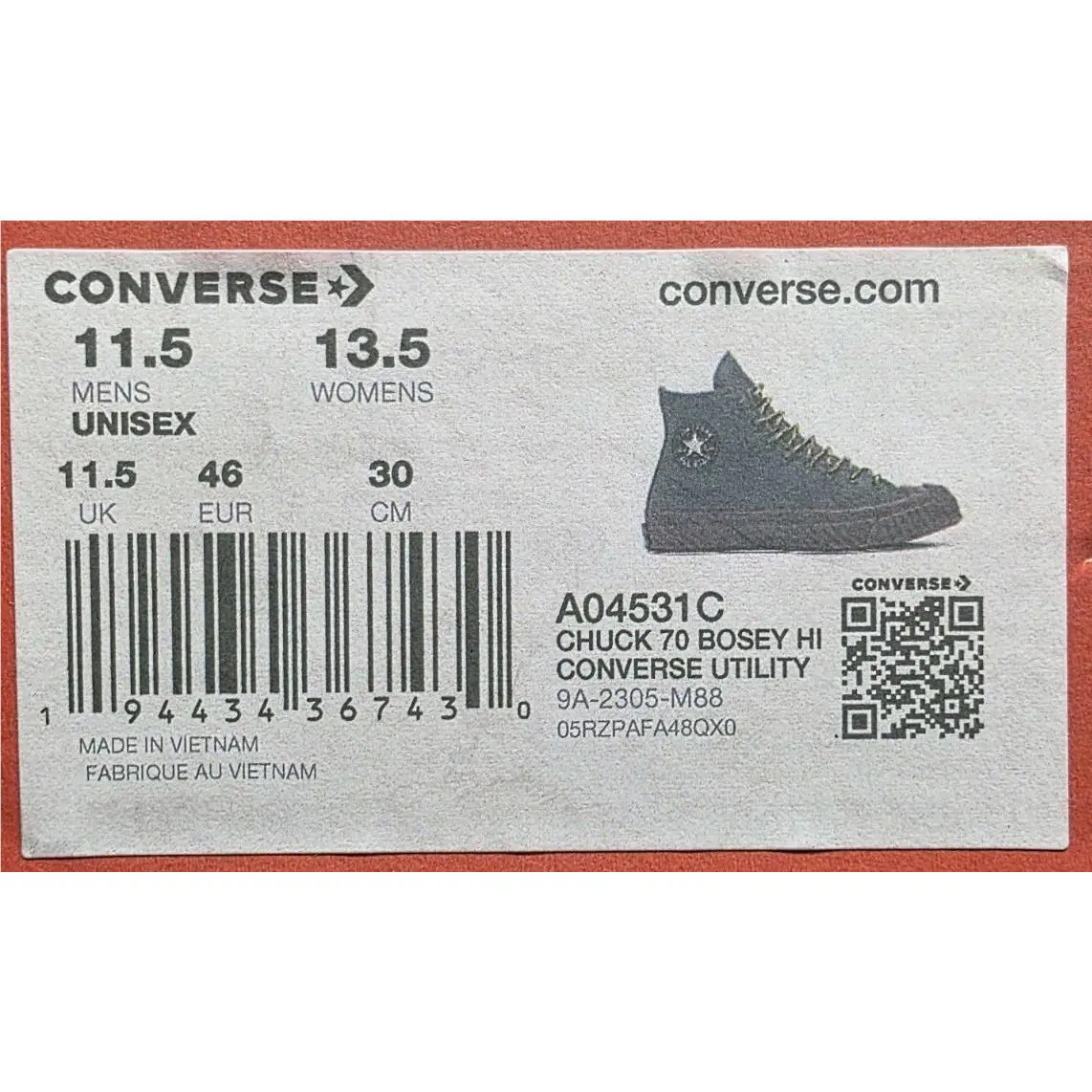Converse shoes - Converse Chuck 70 Bosey High - A04531c - Utility Green 6