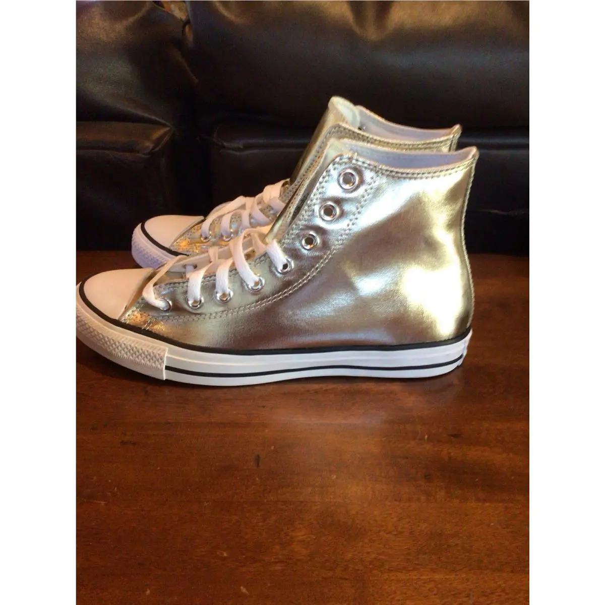 Converse shoes - Converse Chuck Taylor All Star High Top - A17953C - Silver 4