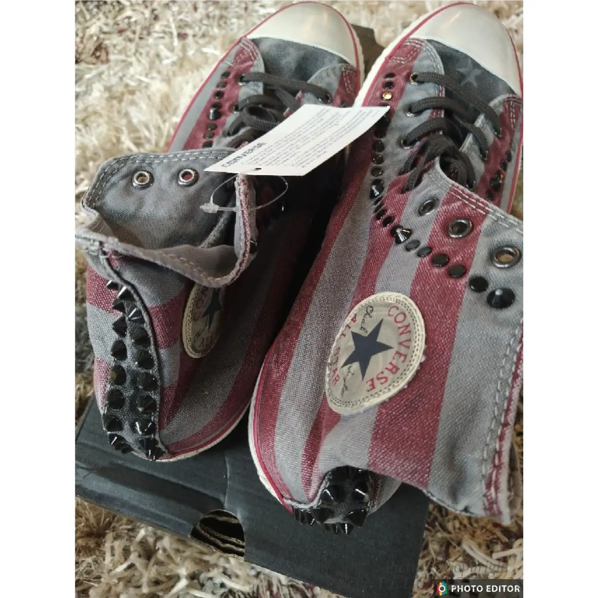 Converse shoes - 136717C - 136717C - GREY, RED, WHITE (UPC: 886951888771) 0