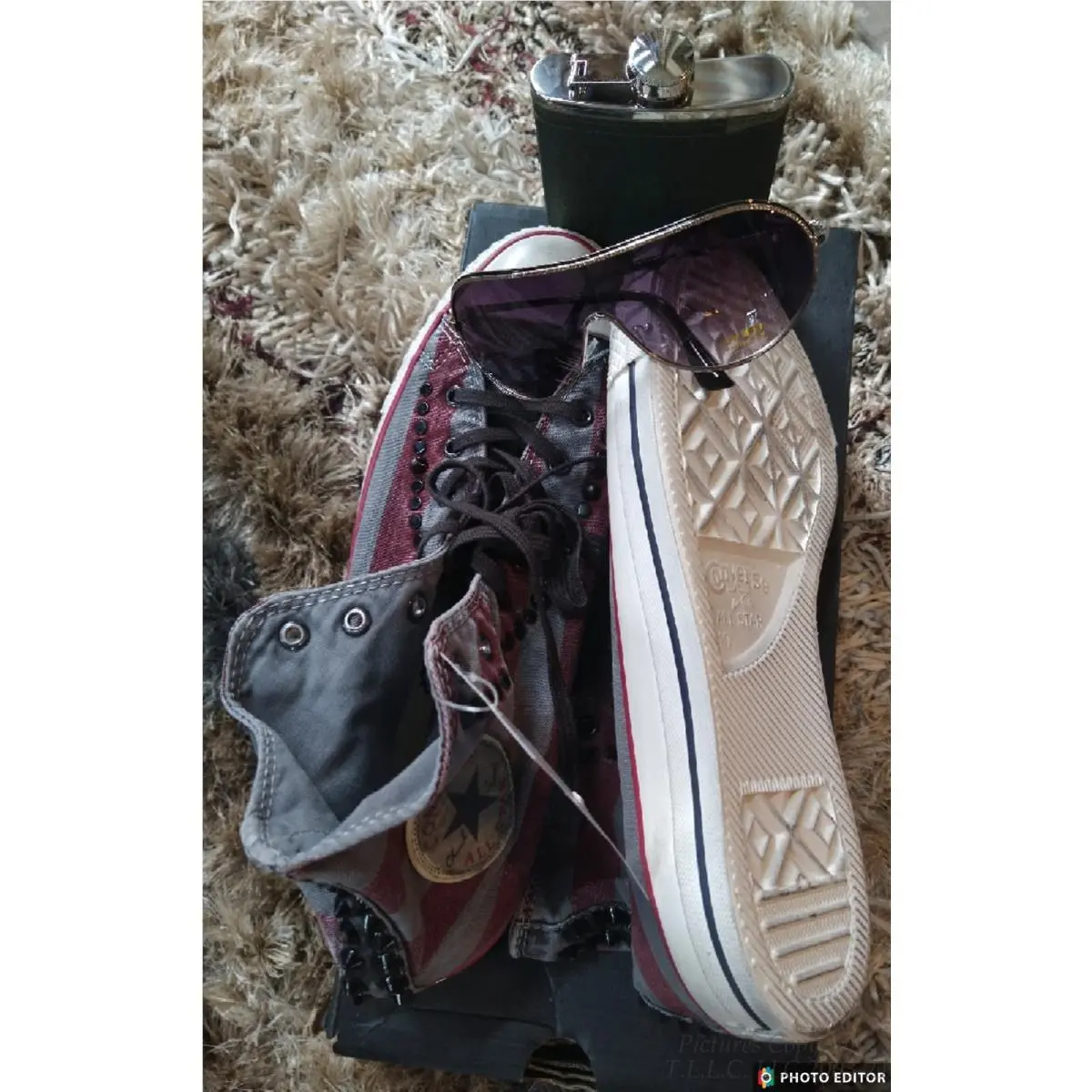 Converse shoes - 136717C - 136717C - GREY, RED, WHITE (UPC: 886951888771) 2