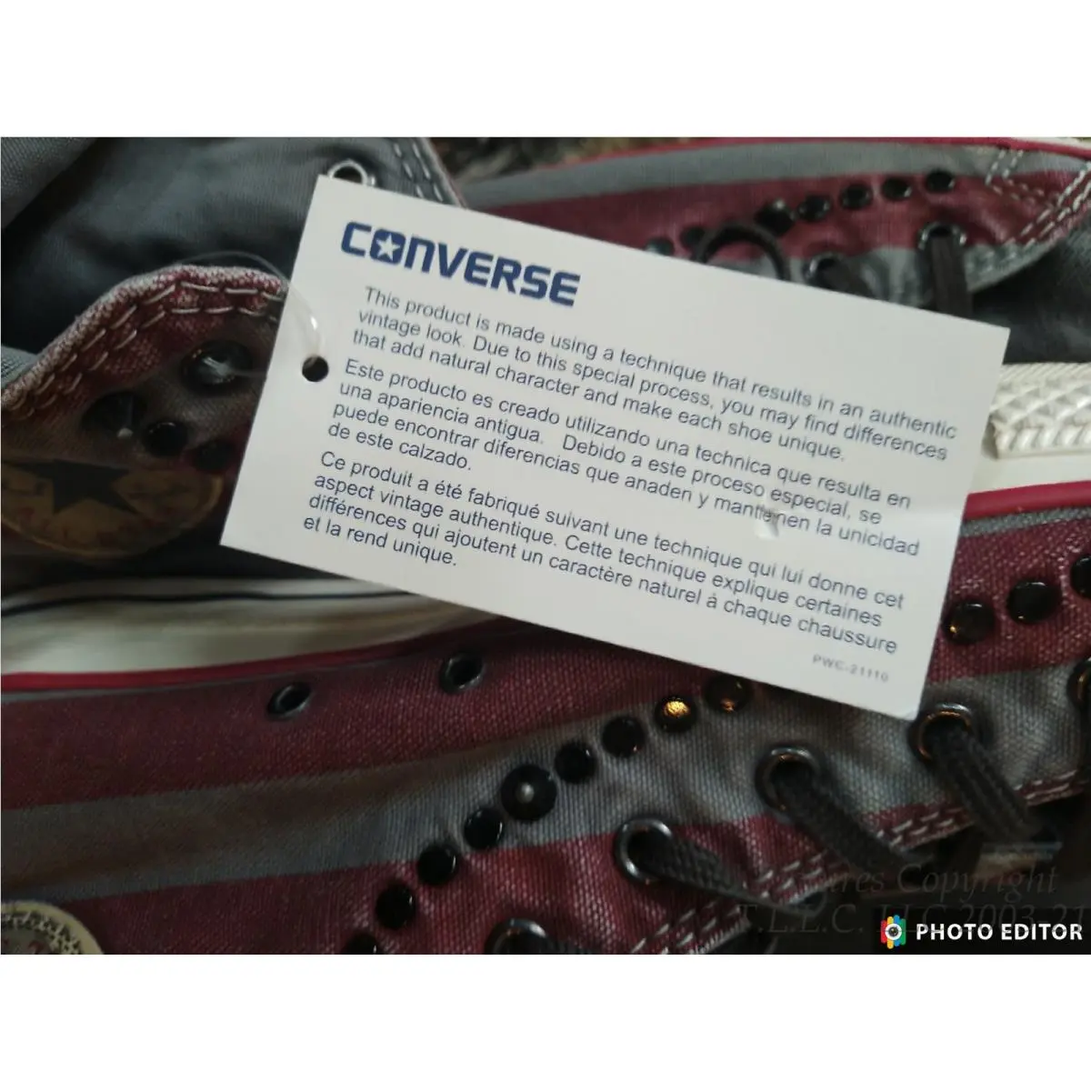 Converse shoes - 136717C - 136717C - GREY, RED, WHITE (UPC: 886951888771) 5