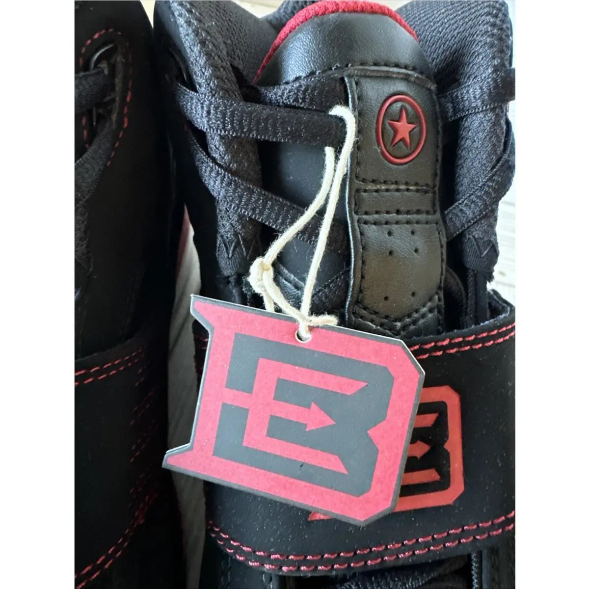 Converse shoes - Converse EB1 - 108077 - Black & Red (UPC: 0022868075327) 6