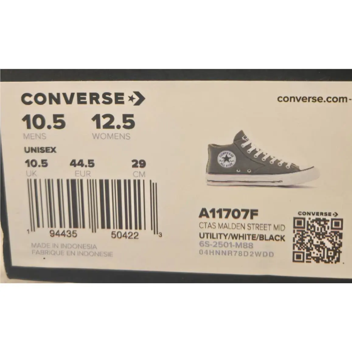 Converse shoes - Converse CTAS Street Mid - CTAS Street Mid - A11707F - Utility/White/Black (UPC: 194435504223) 6