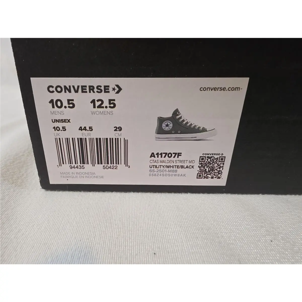 Converse shoes - Converse CTAS Street Mid - CTAS Street Mid - A11707F - Utility/White/Black (UPC: 194435504223) 7
