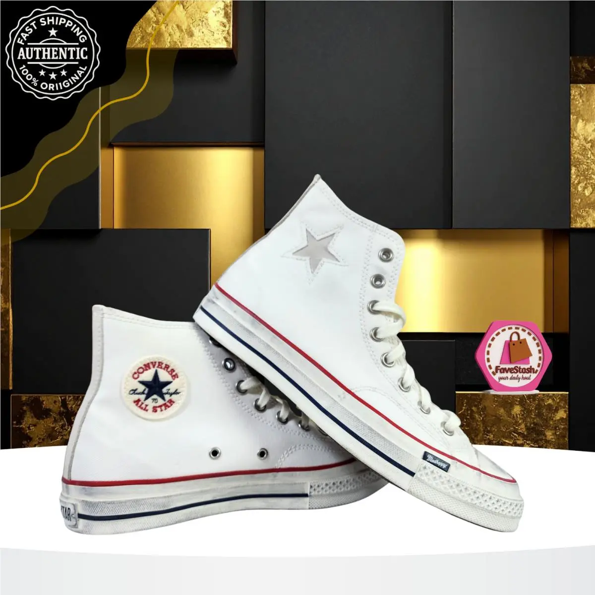Madhappy x Converse Allstar Chuck Taylor 70 Hi Vintage White Egret A19149C Sz 9