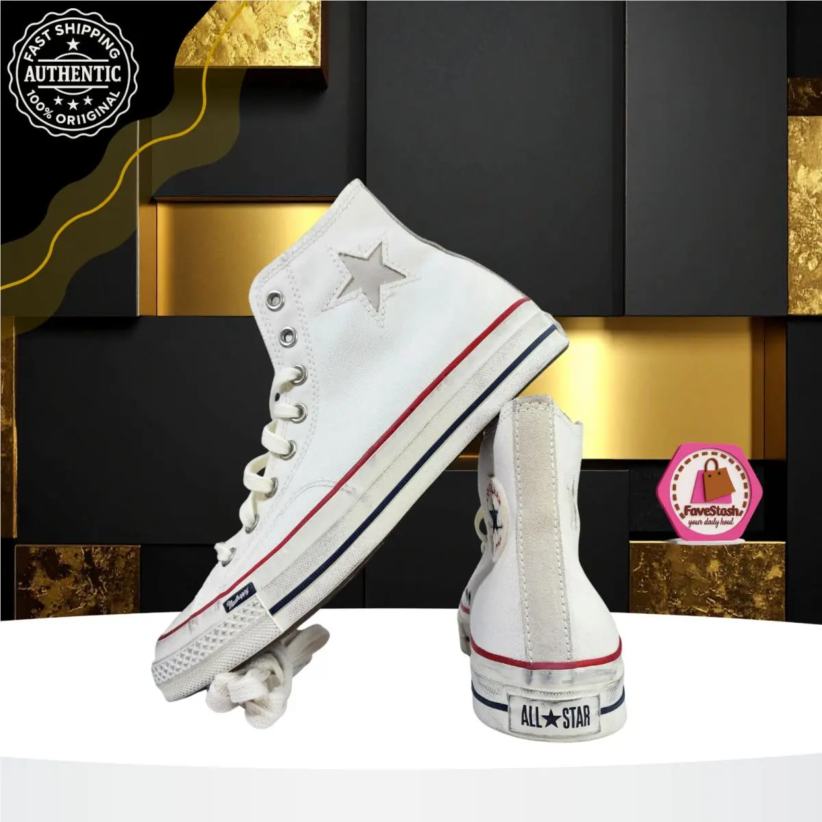 Converse shoes - Madhappy x Converse Chuck 70 - A19149C - White 1