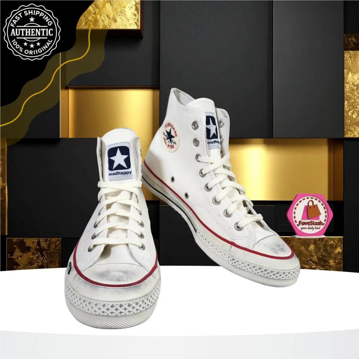 Converse shoes - Madhappy x Converse Chuck 70 - A19149C - White 2