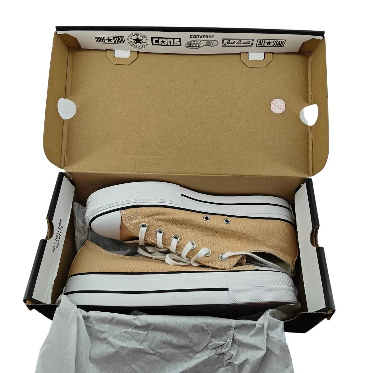 Converse shoes - Converse Chuck Taylor All Star Lift OX - Beige (UPC: 194435538747) 0