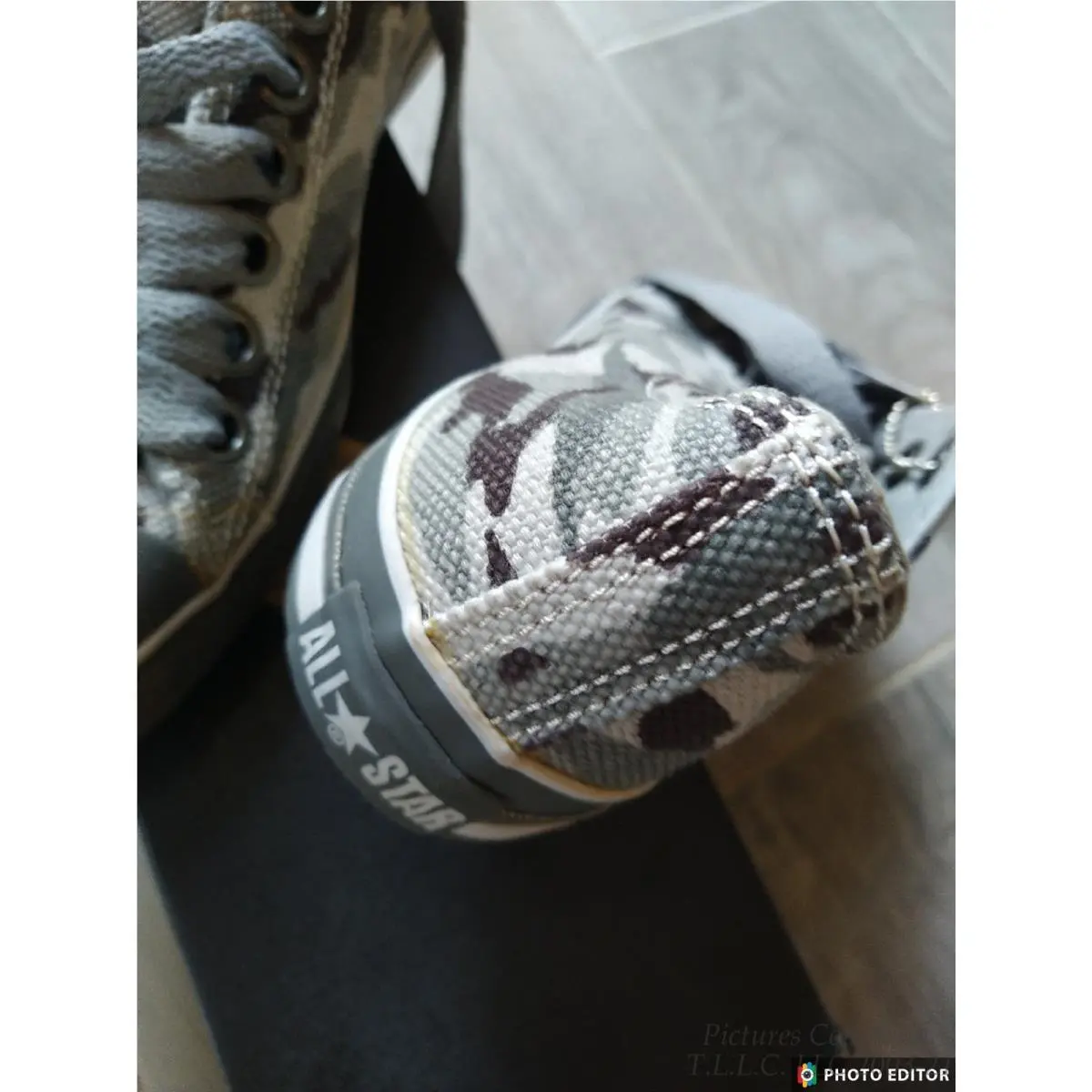 Converse shoes - 100300F - 100300F - BLACK AND CHARCOAL CAMO (UPC: 022865761728) 1