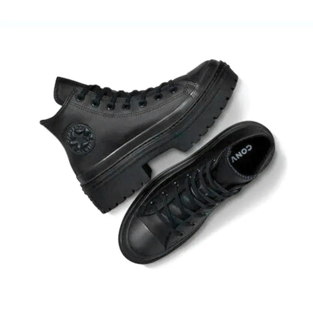 Converse shoes - Converse Chuck Taylor All Star Hi Lugged Heel Leather Platform - Black 2