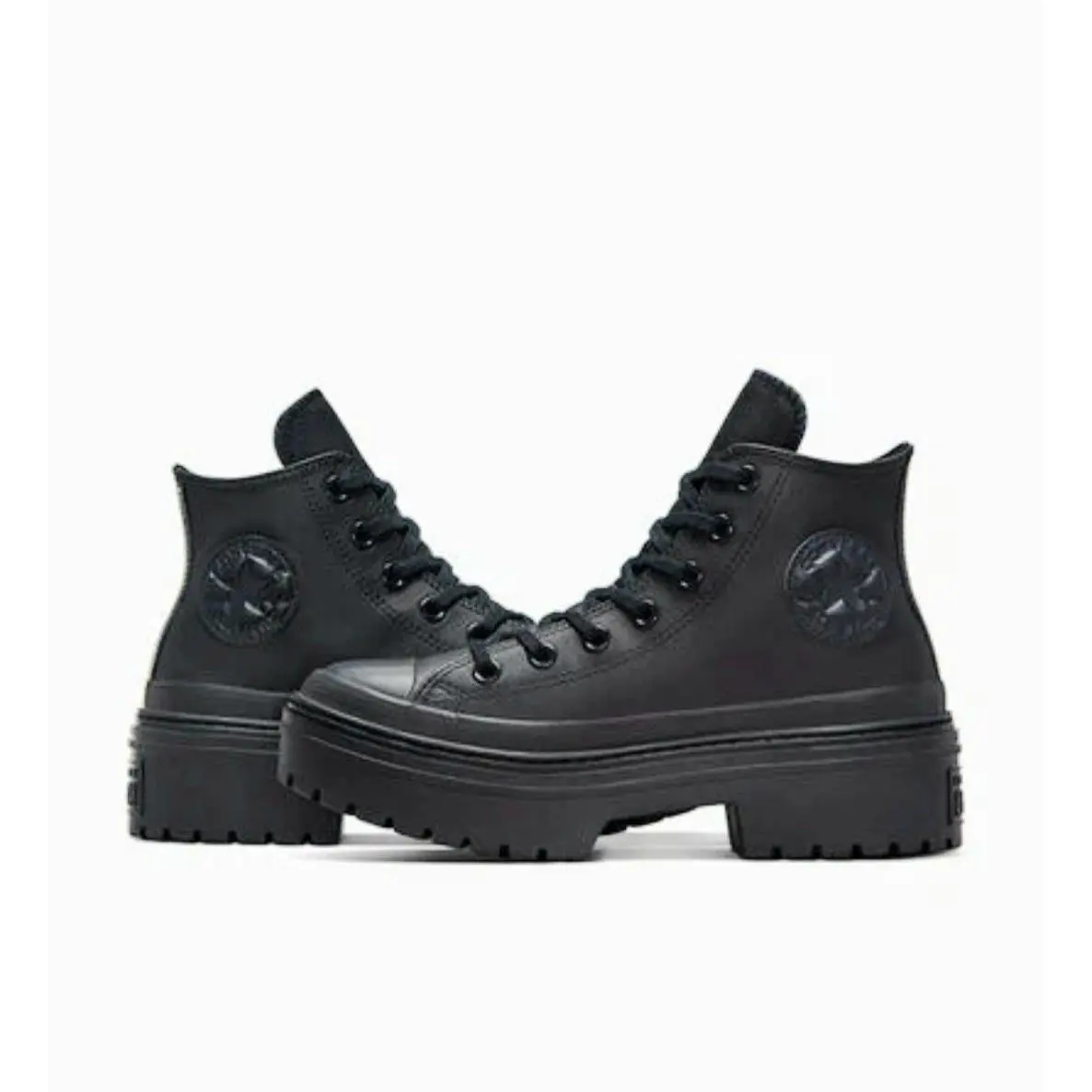 Converse shoes - Converse Chuck Taylor All Star Hi Lugged Heel Leather Platform - Black 3