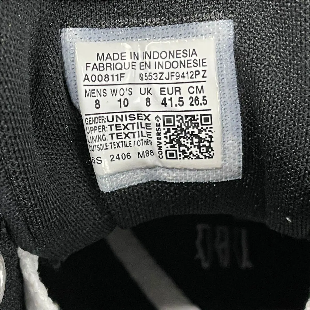 Converse shoes - A00811F - A00811F - Black (UPC: 194433741026) 4