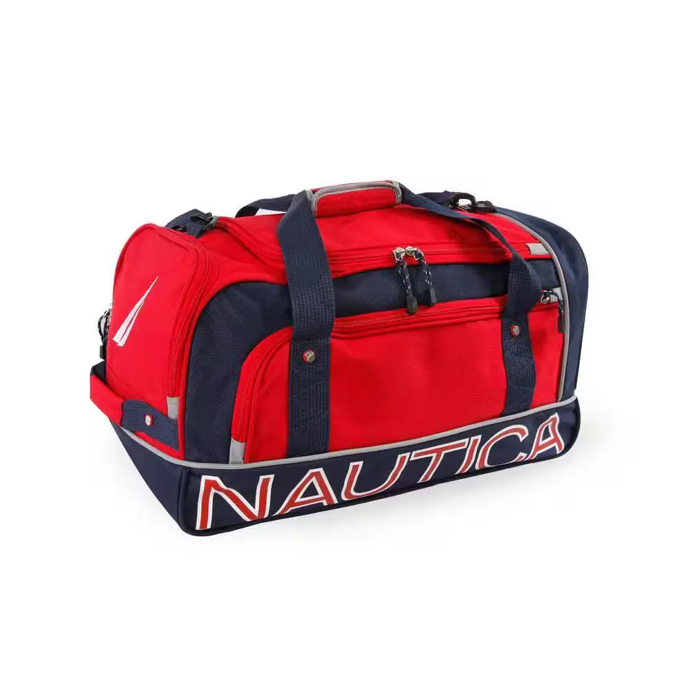 Nautica NT Submariner 22 In. Duffel - Red/navy