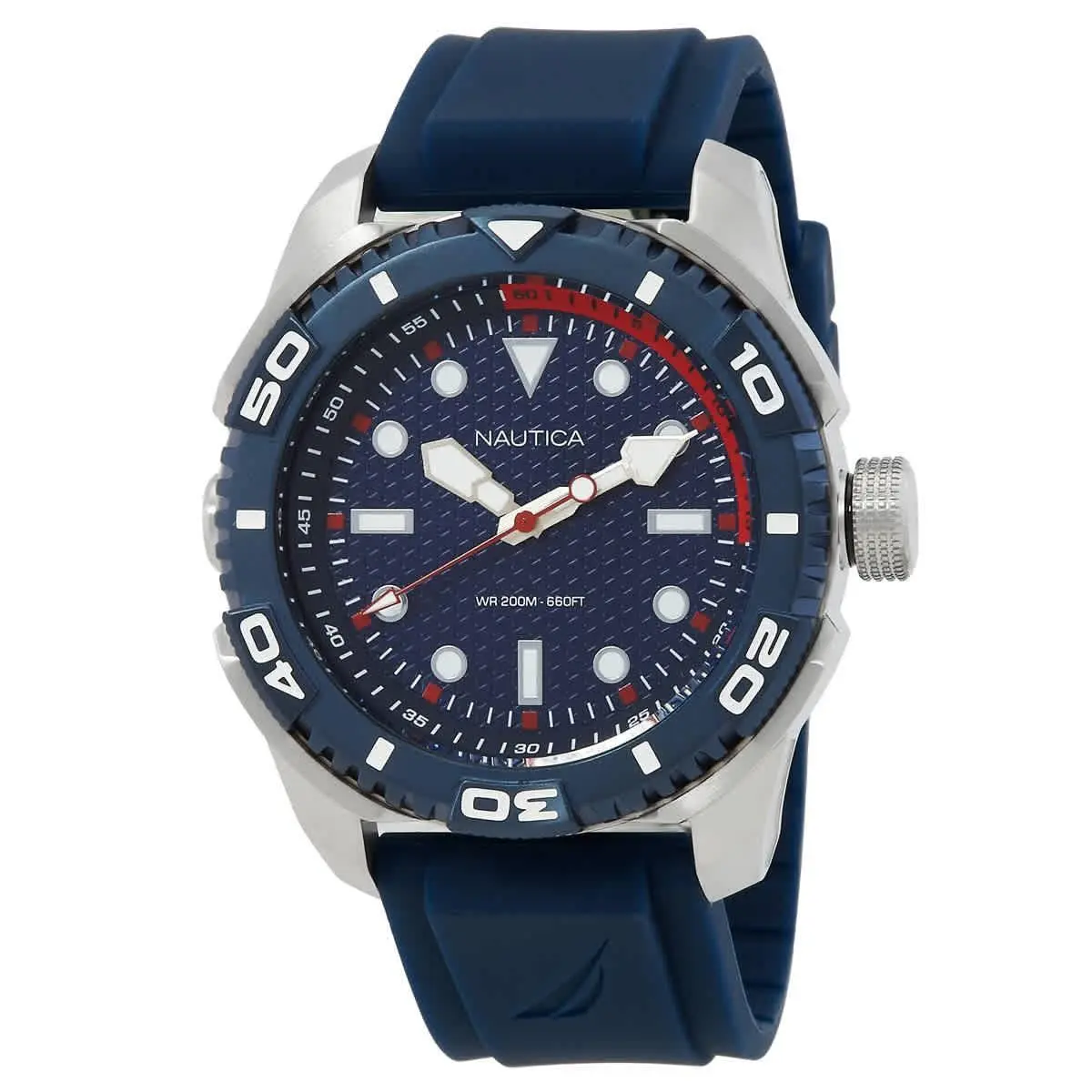 Tarpoon Quartz Blue Dial Men`s Watch NAPTDAS31 by Nautica