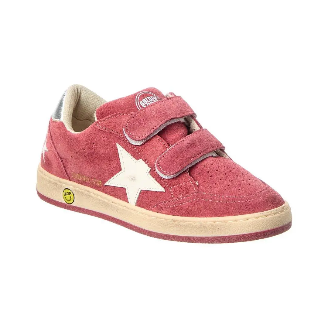 Golden Goose Ballstar Suede Sneaker - Red