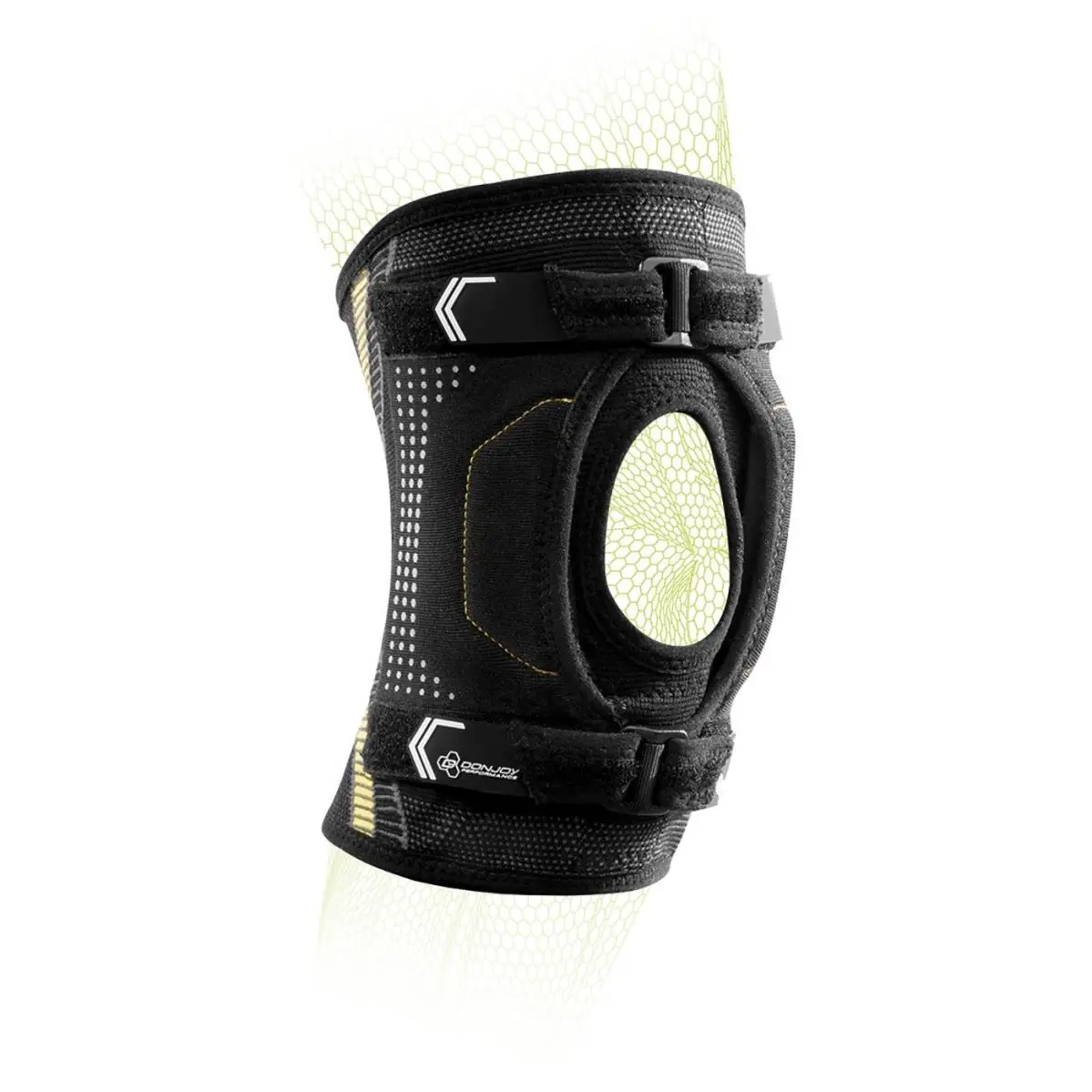 DonJoy  - Donjoy Performance Dual-Pull Patella Stabilizer Knee Brace - Dp181Ks01-Sgr-M - Dual Pull On And Bottom Strap (UPC: 190446270287) 1