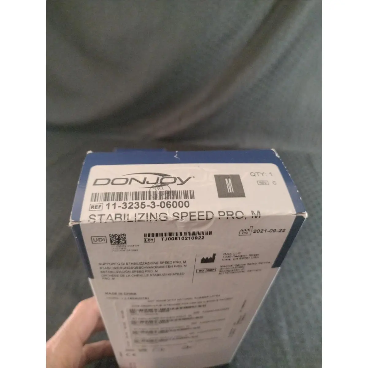 DonJoy  - DONJOY STABILIZING SPEED PRO - STABILIZING SPEED PRO - 11-3235-3-06000 - Black 1