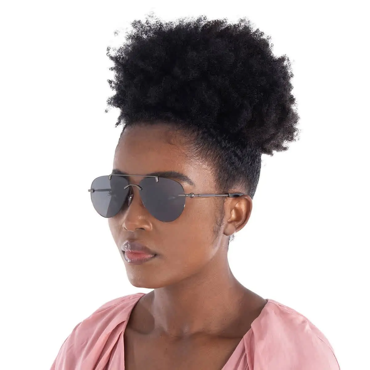 Burberry Dark Grey Pilot Ladies Sunglasses BE3151 131687 60 BE3151 131687 60