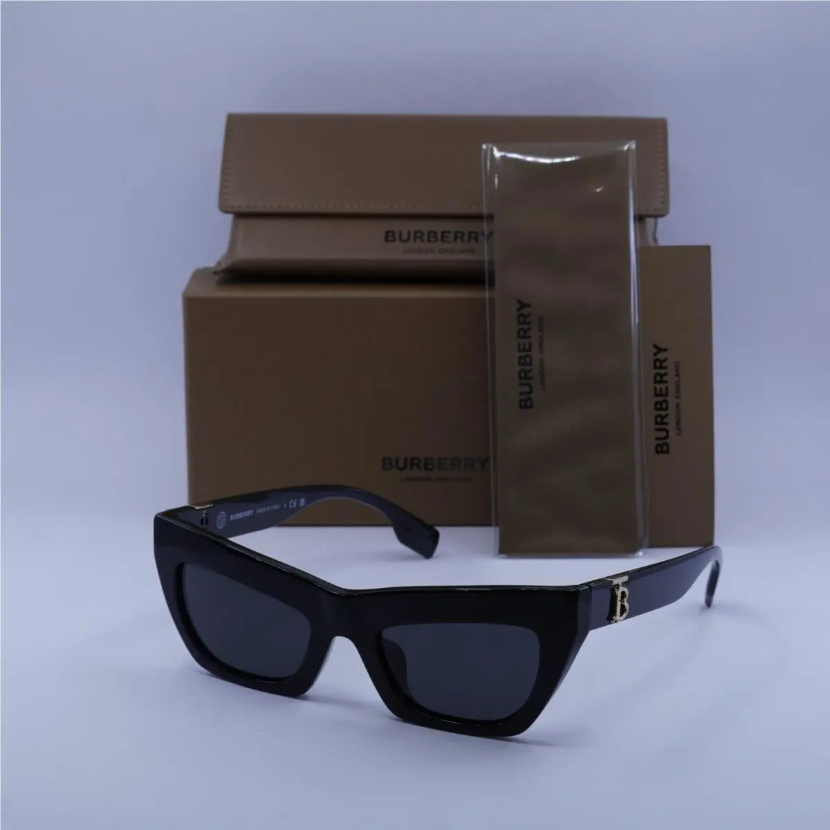 Burberry BE4405 300187 Black/dark Grey 51-21-140 Sunglasses