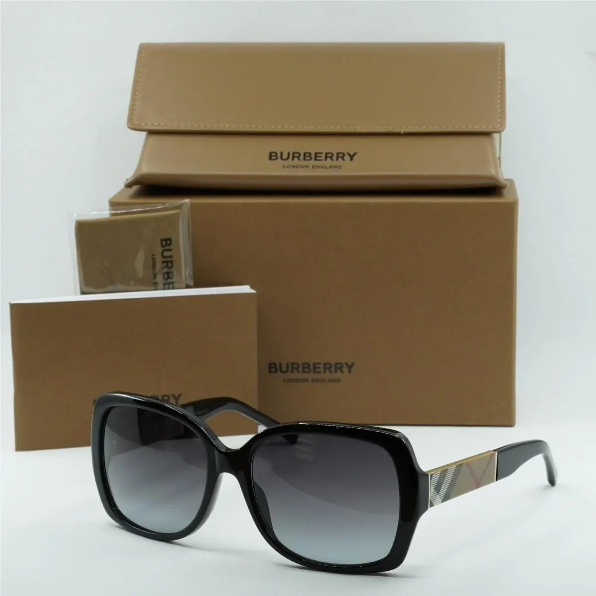 Burberry BE4160 34338G Black/grey Gradient 58-17-145 Sunglasses