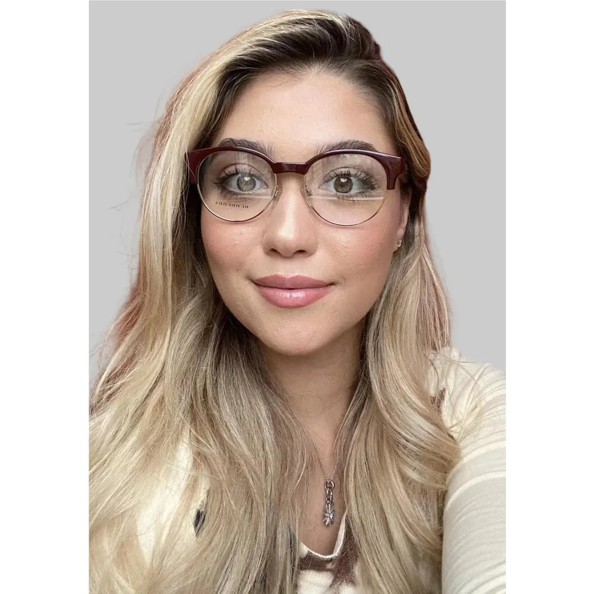 Burberry B 2261 3687 50mm Burgundy Round Women`s Eyeglasses Frame