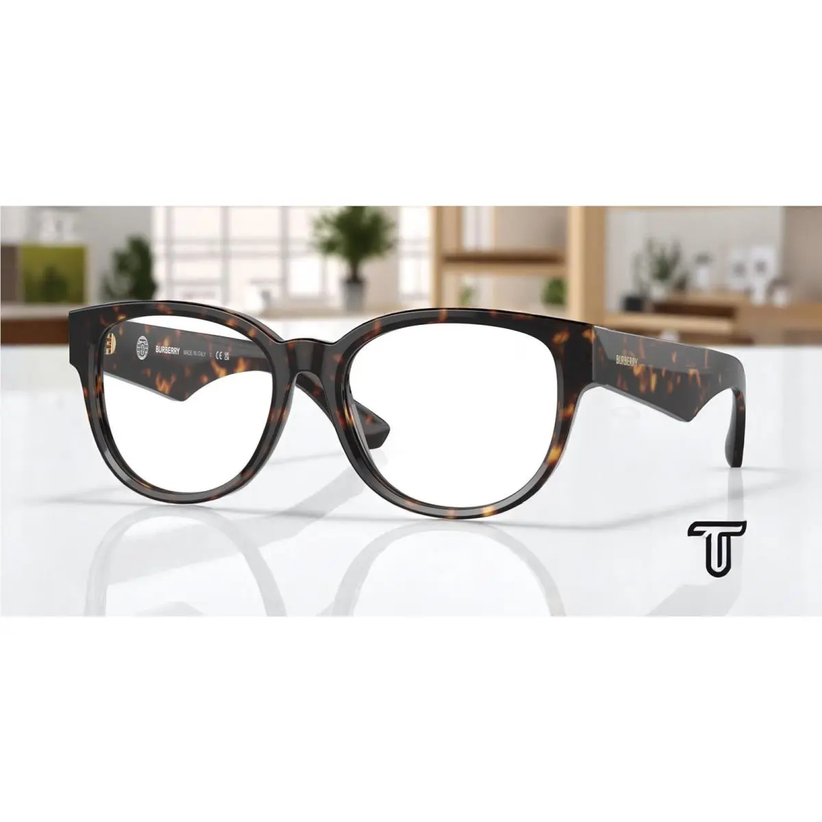 Burberry BE2410 3002 Dark Havana Demo Lens 51 mm Women`s Eyeglasses