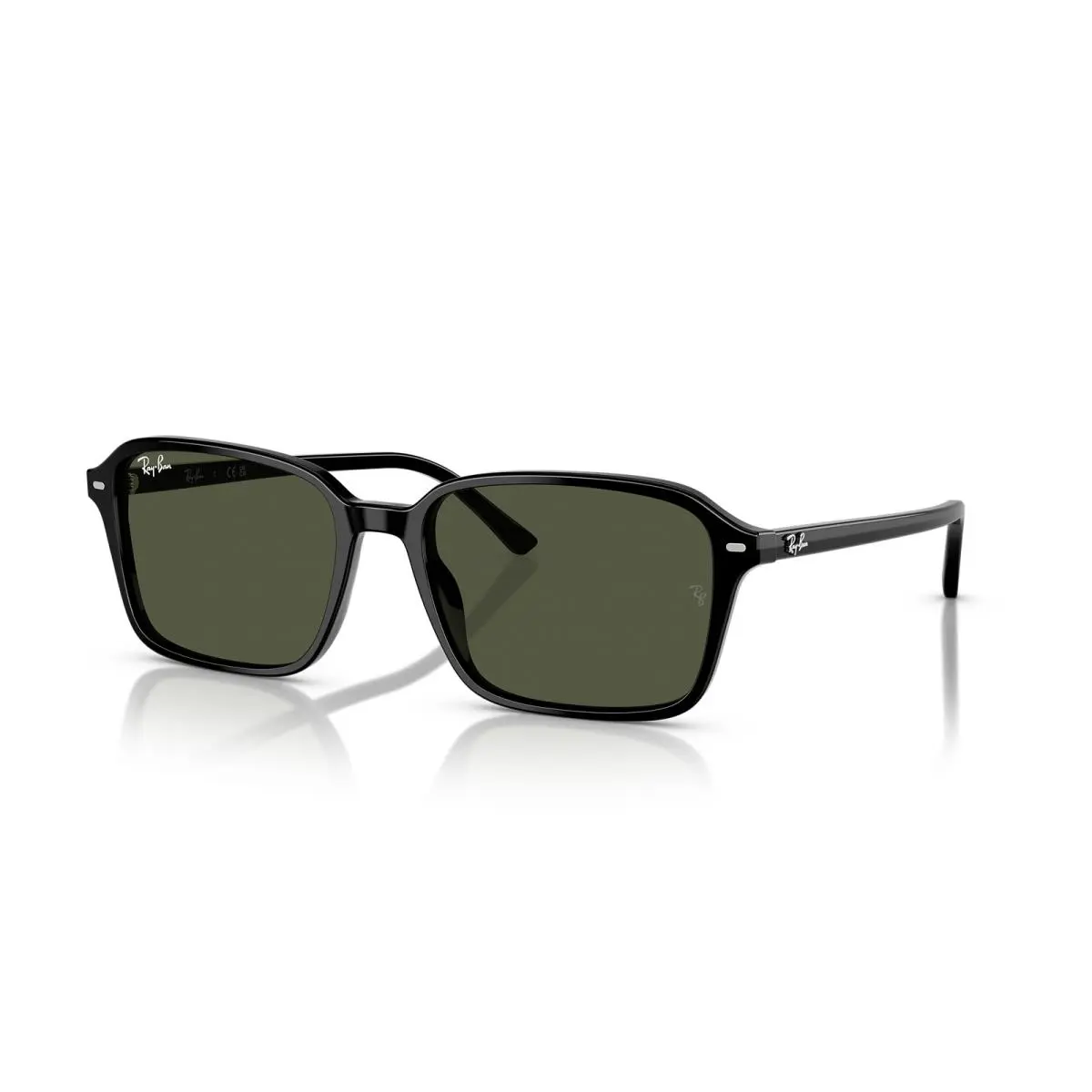 Ray-ban Raimond Polished Black/G-15 Green 58 mm Sunglasses RB2231 901/31 58-18 - Frame: Polished Black, Lens: Green