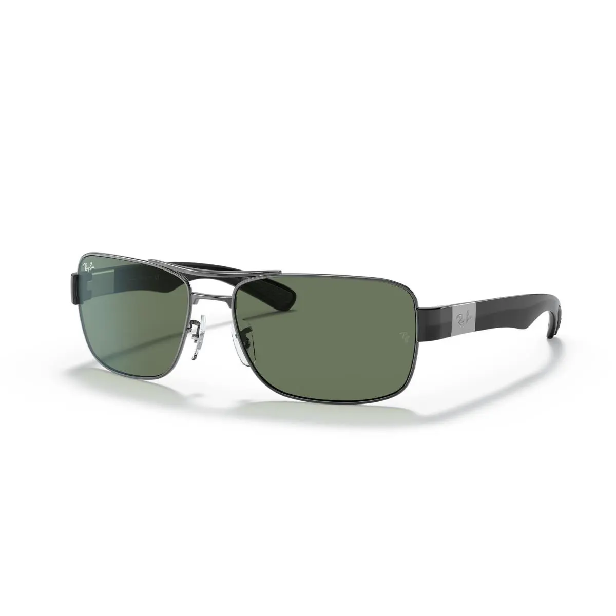 Ray-ban RB3522 Polished Gunmetal/green 61 mm Sunglasses RB3522 004/71 61-17