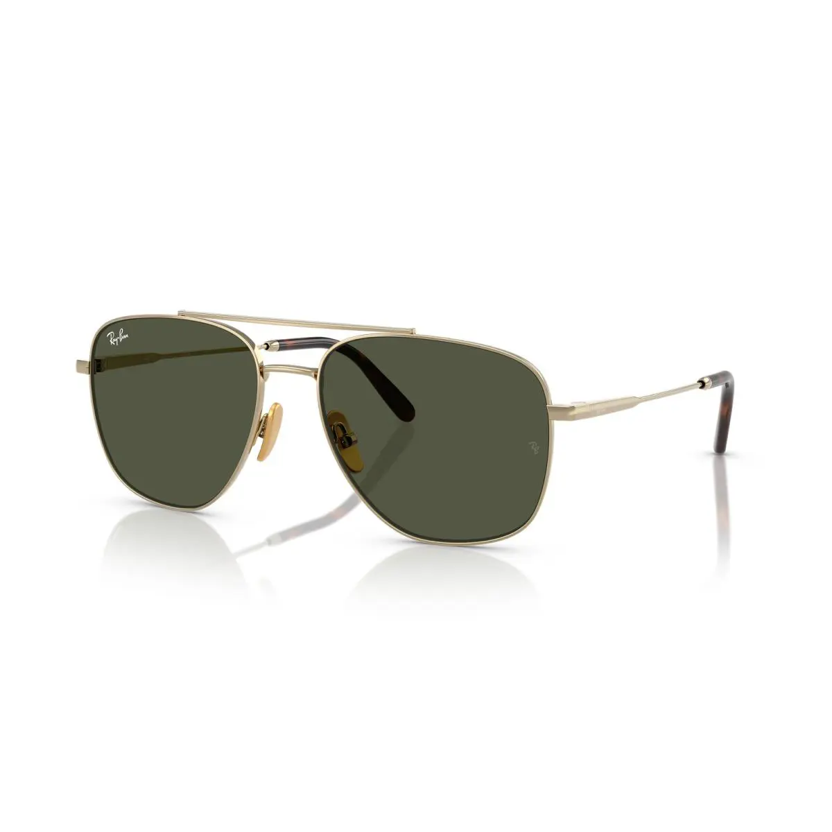 Ray-ban William Titanium Gold/G-15 Green 59 mm Sunglasses RB8097 926531 59-17 by Ray-Ban