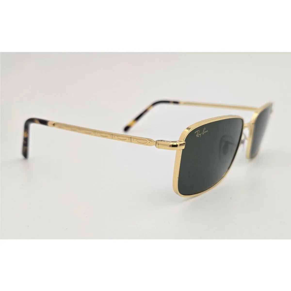 Ray Ban Sunglasses 3717 Color 9196/31 Gold G-15 Size 57 Men`s