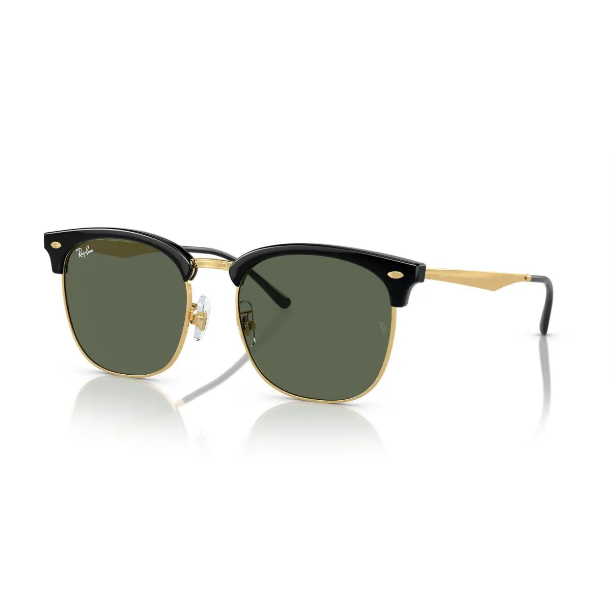 Ray-ban RB4418D Black On Gold/dark Green 56 mm Sunglasses RB4418D 601/31 56-19