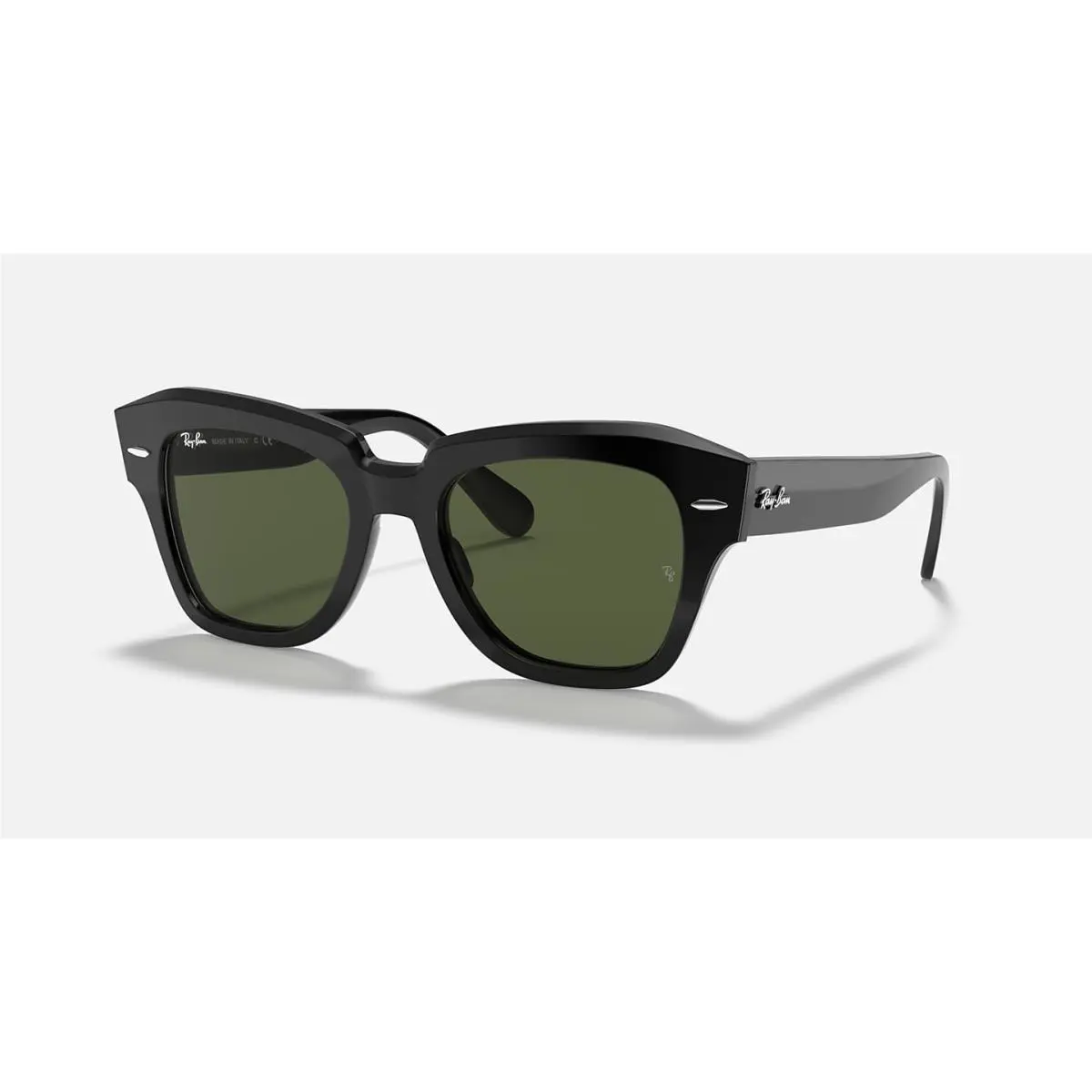 Ray-ban State Street Black/G-15 Green 49 mm Sunglasses RB2186 901/31 49-20