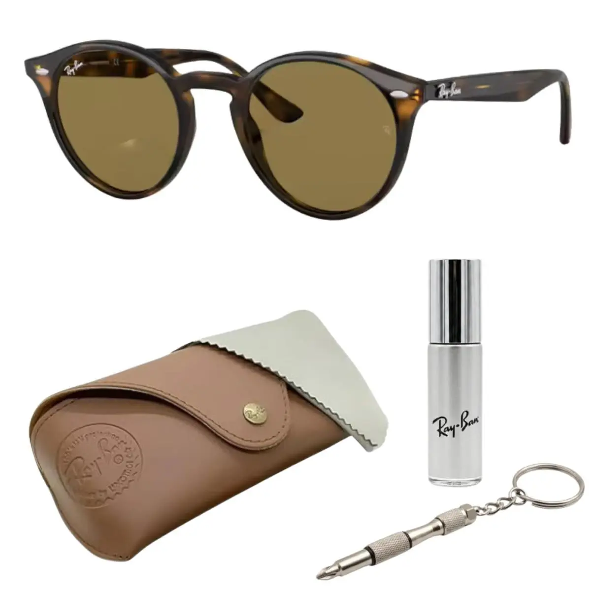 Ray-ban RB2180 Round Shaped Sunglasses For Men Women with