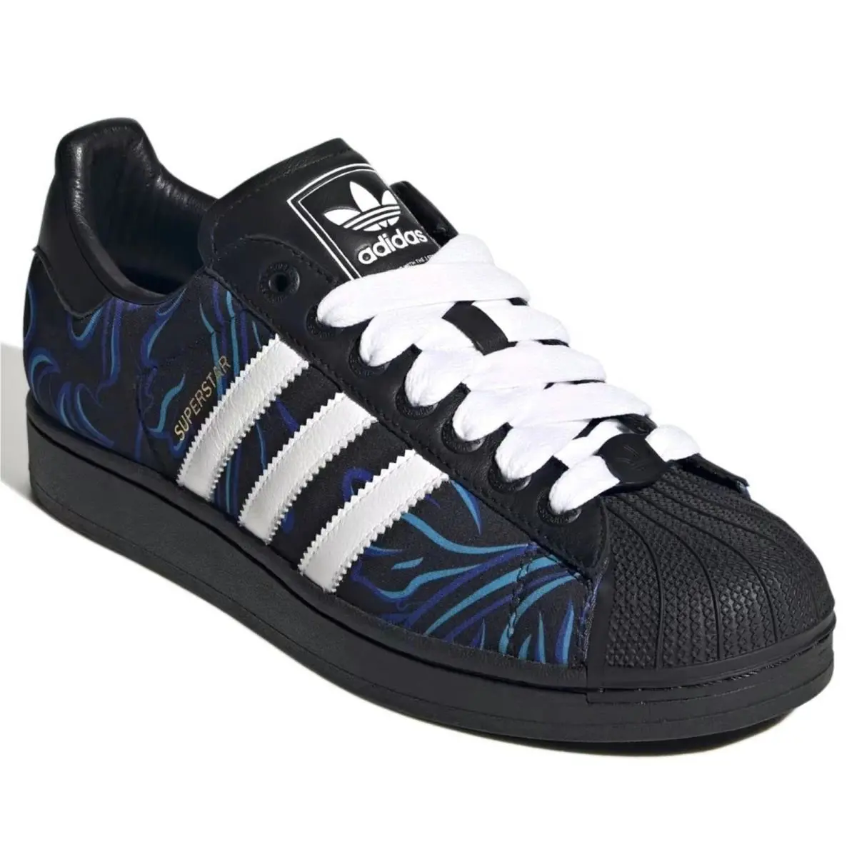 Adidas shoes - adidas Superstar - Superstar - Black, Manufacturer: Core Black / Cloud White / Lucid Blue 2