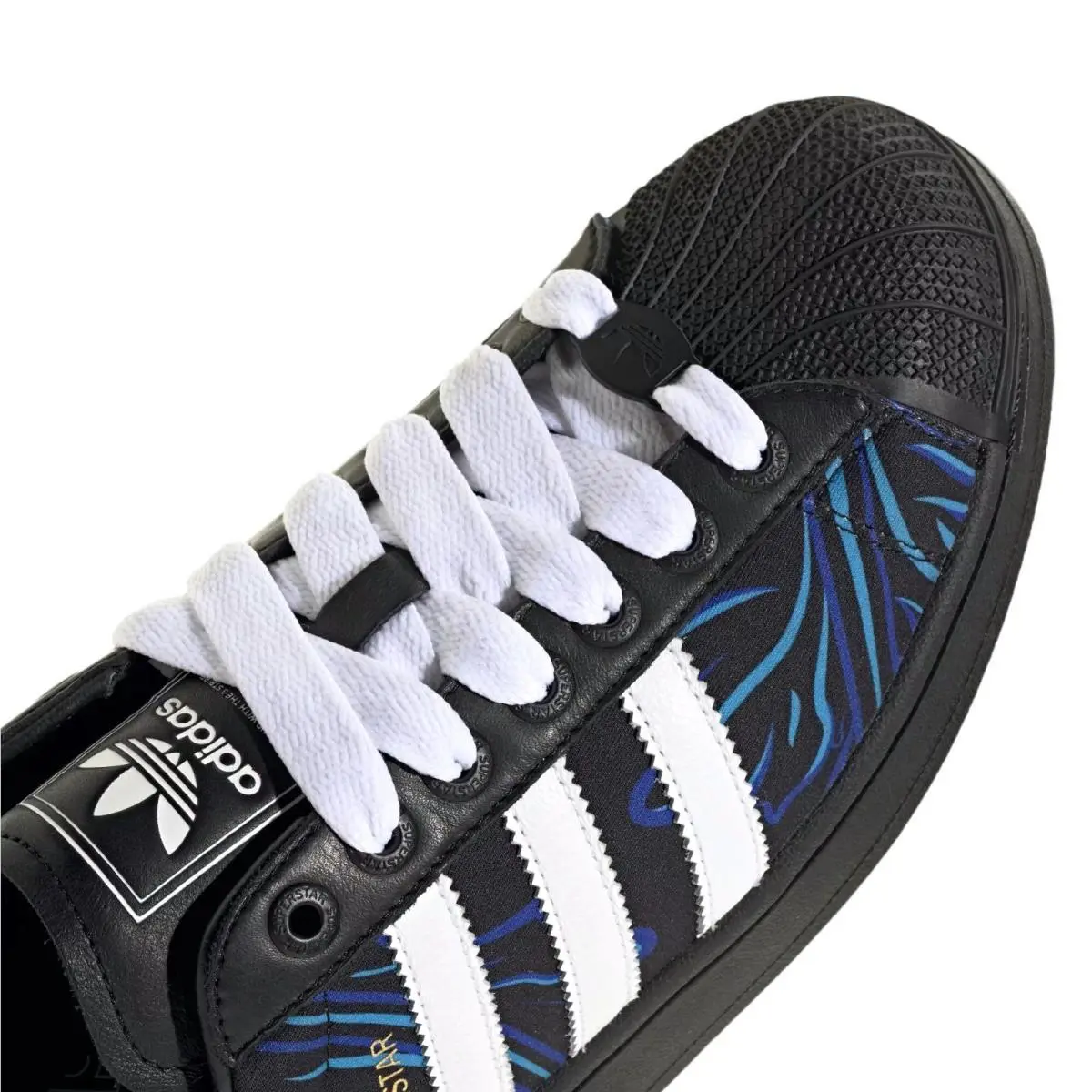 Adidas shoes - adidas Superstar - Superstar - Black, Manufacturer: Core Black / Cloud White / Lucid Blue 7