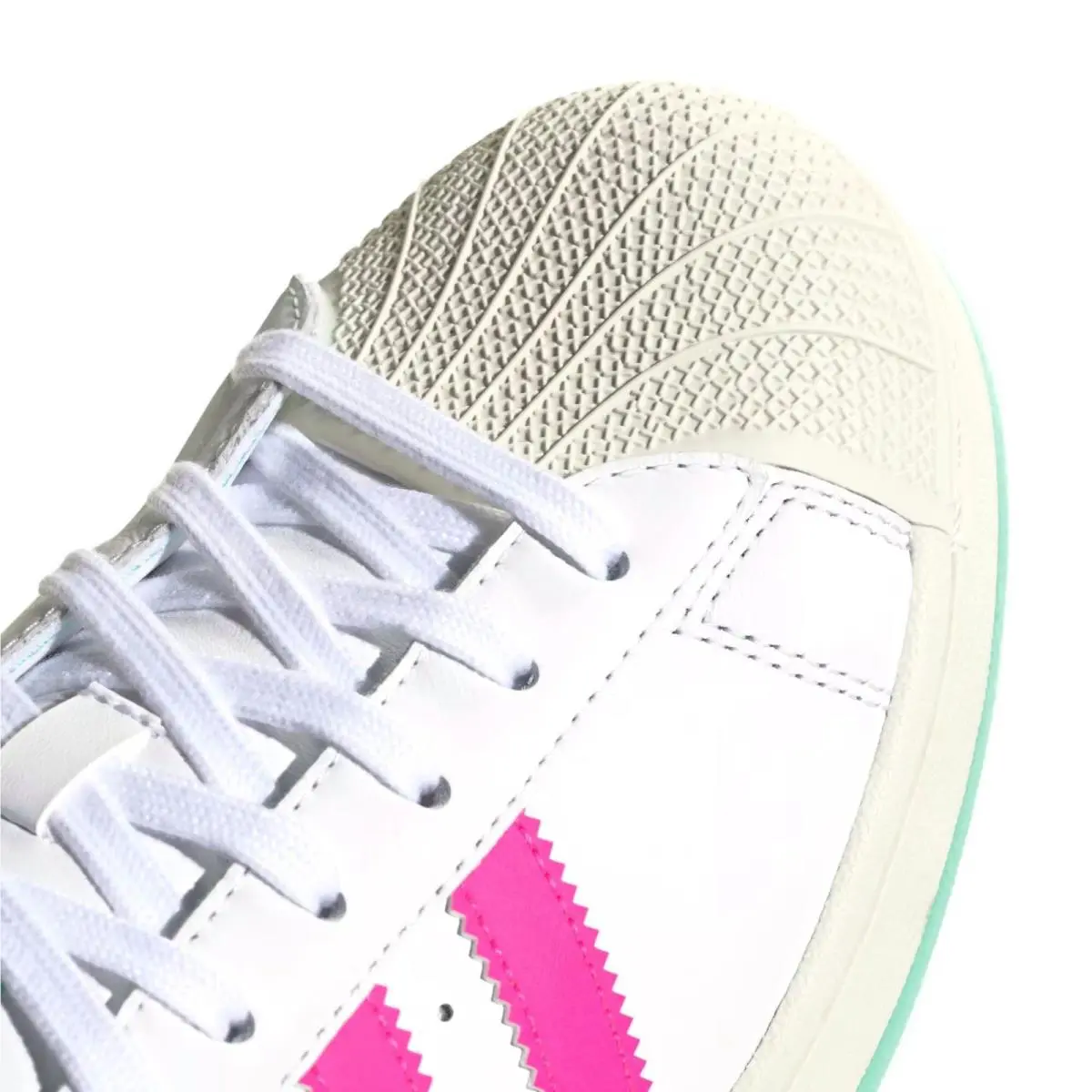 Adidas shoes - adidas Superstar - Superstar - Multicolor, Manufacturer: Cloud White / Lucid Pink / Flash Aqua 6