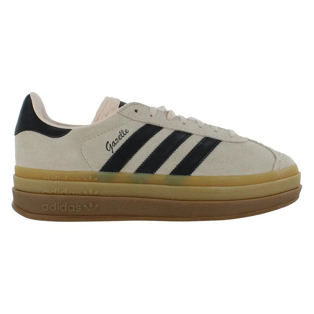 Adidas Gazelle Bold Womens Shoes Size 10 Color: Pink/black/gum - Pink/Black/Gum, Main: Pink