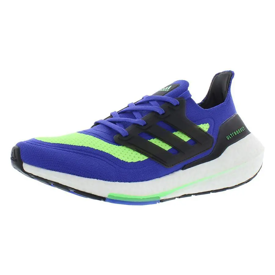 Adidas shoes - Sonic Ink/Black/Screaming Green, Main: Blue 3