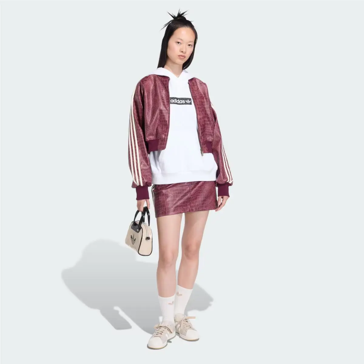 Adidas clothing - adidas Firebird - Firebird - KD8792 - Maroon 23