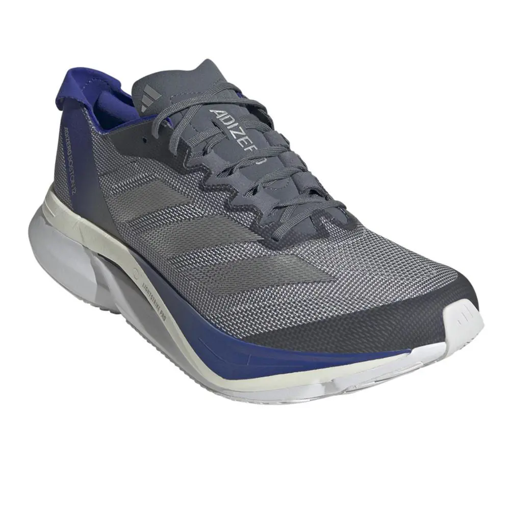 Adidas shoes - adidas Adizero Boston 12 Running - JP7913 - Grey, Silver 0