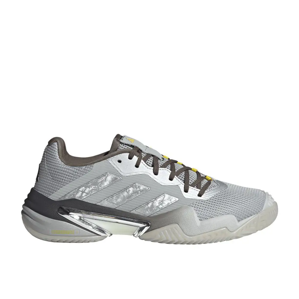 Adidas Barricade 13 Tennis Mens Grey Sneakers Athletic Shoes JS1054 - Grey